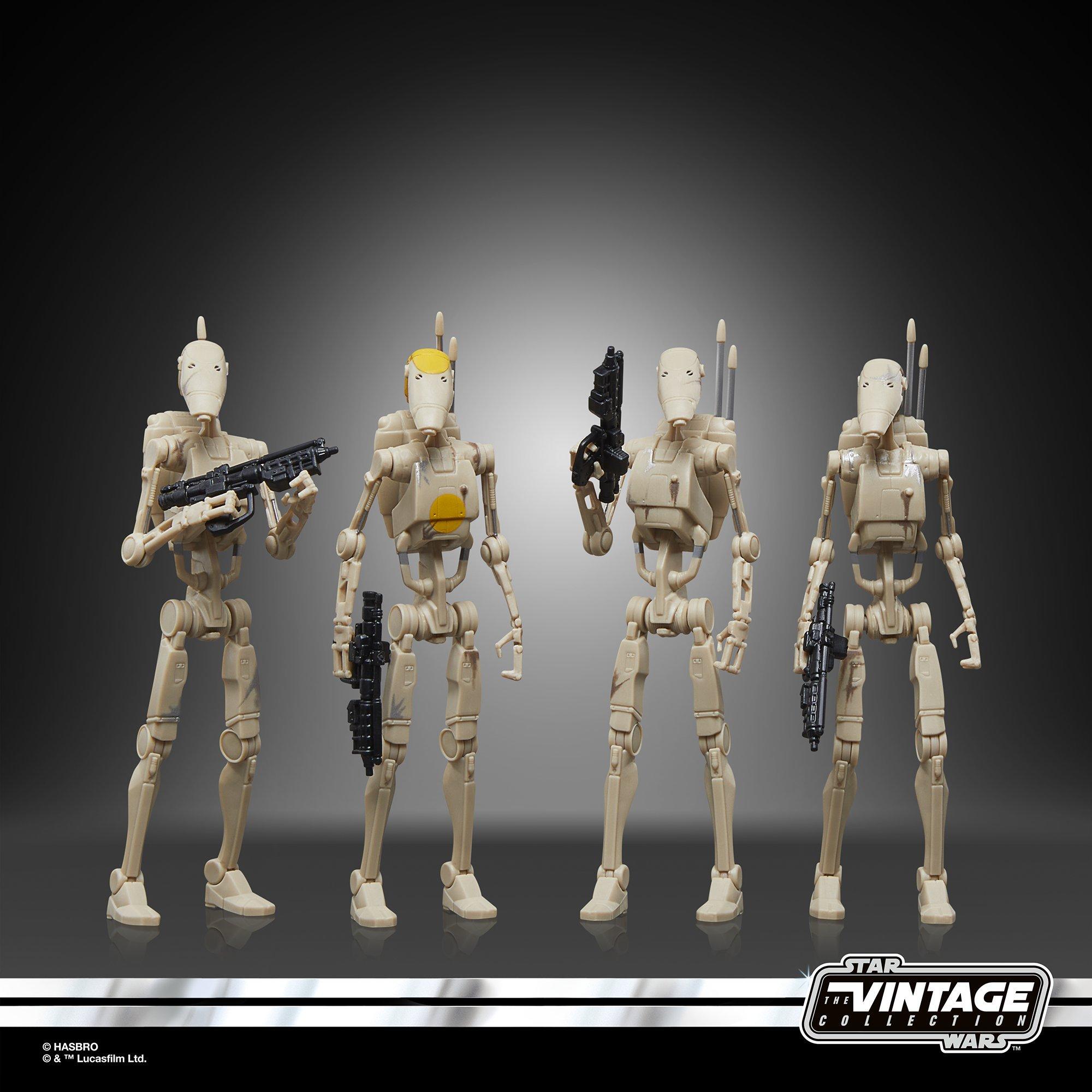 Star Wars The Vintage Collection Battle Droid 4-Pack